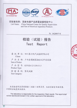 產品檢測報告